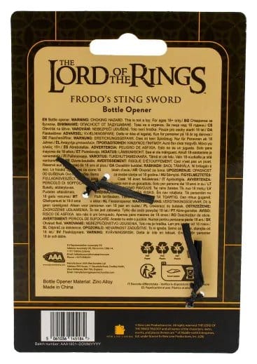 Herr der Ringe Flaschenöffner Schwert Sting