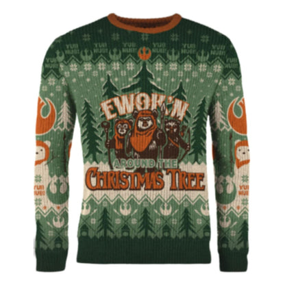 Star Wars Christmas Pullover Ewok'n around the Christmas Tree  Größe S