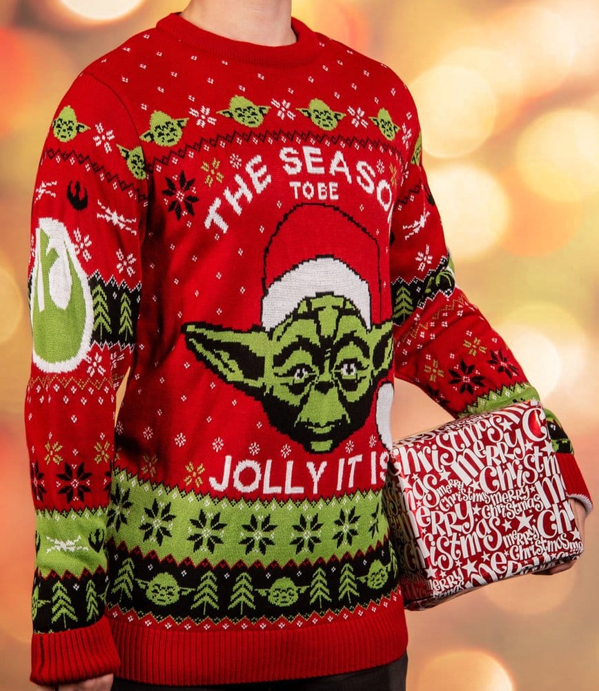 Star Wars Christmas Pullover Yoda Größe L