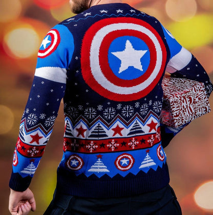 Captain America Christmas Pullover