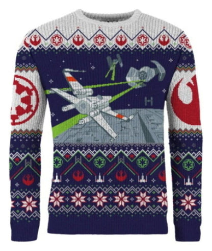 Star Wars Christmas Pullover X-Wing v TIE Fighter