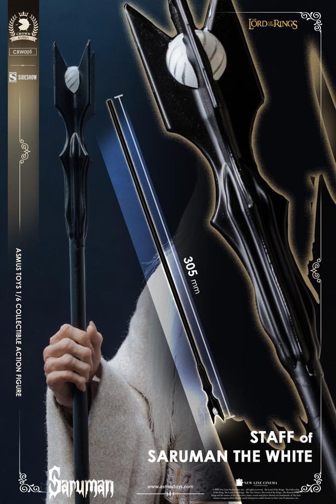 Herr der Ringe Actionfigur 1/6 Saruman 31 cm