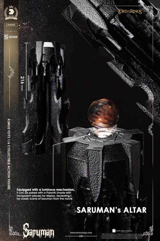 Herr der Ringe Actionfigur 1/6 Saruman 31 cm