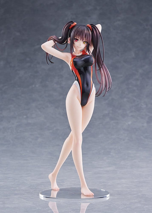Date A Live Swimsuit Silhouette PVC Figur 1/7 Kurumi Tokisaki Swimwear Ver. 24 cm