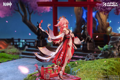 Genshin Impact PVC Statue 1/7 Yae Miko Astute Amusement Ver. 28 cm