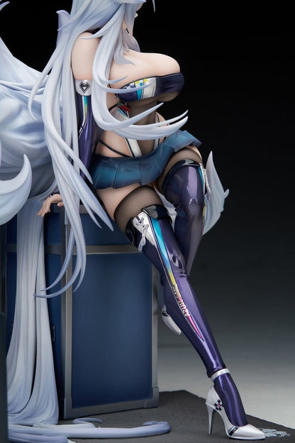 Azur Lane PVC Figur 1/7 Shinano Moonlit Chrome Ver. Acrylic Special Edition w/Display 25 cm