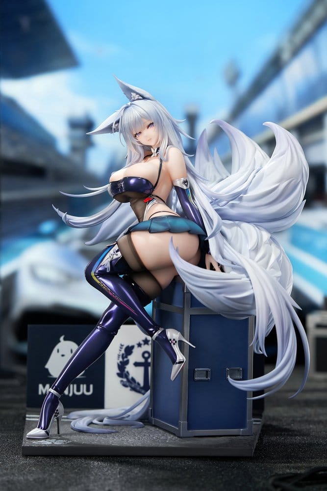 Azur Lane PVC Figur 1/7 Shinano Moonlit Chrome Ver. Acrylic Special Edition w/Display 25 cm