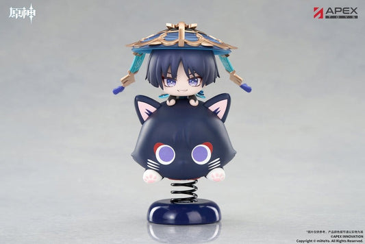 Genshin Impact Chibi Chara Yurayura Stand PVC Figur Wanderer 11 cm
