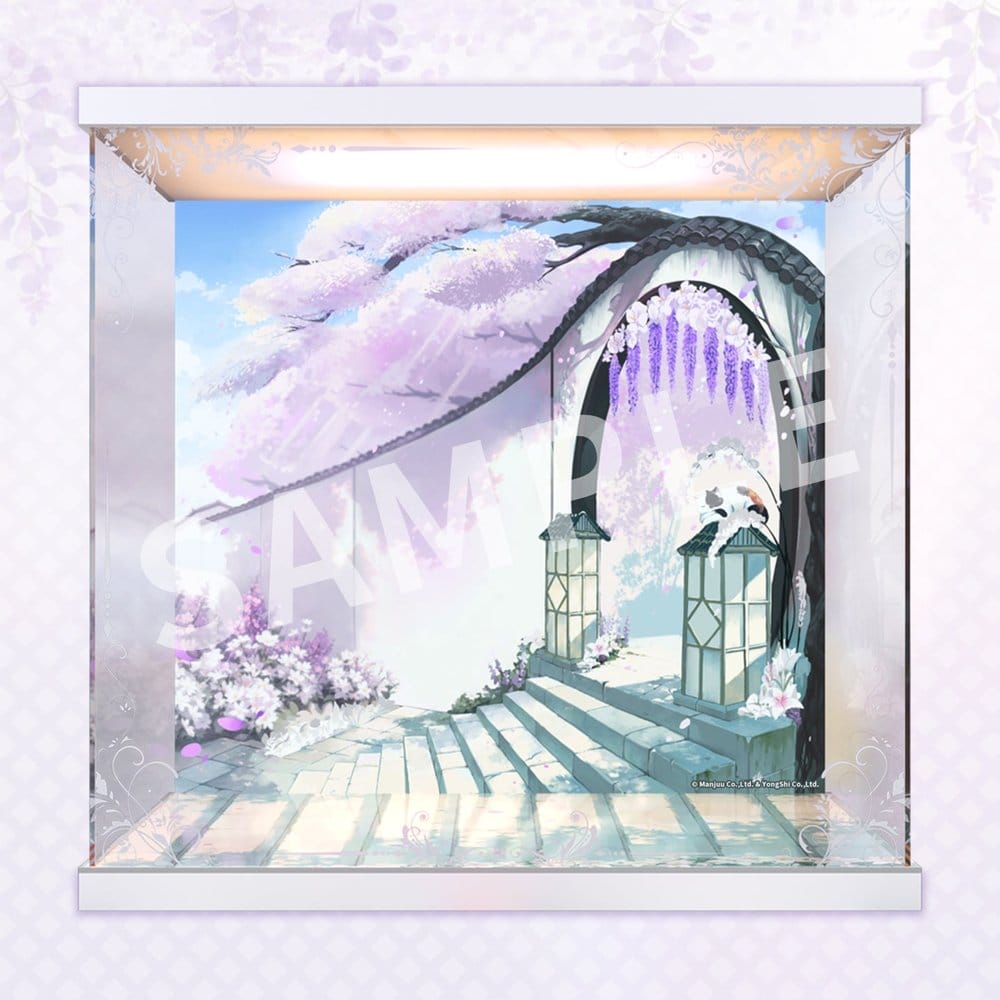 Azur Lane Acryl LED Display Case für Musashi Purest Wisteria Ver. 47 x 37 x 46 cm