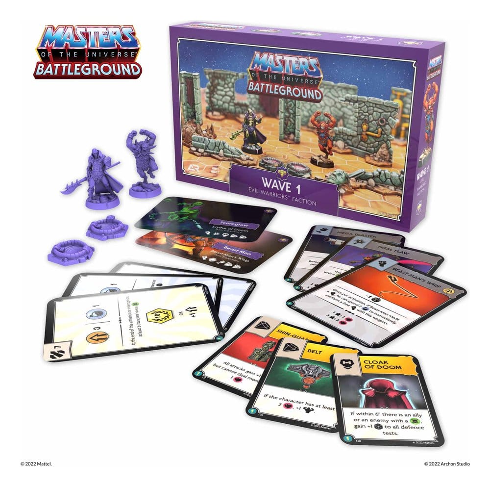Masters of the Universe: Battleground Miniaturenspiel Wave 1: Evil Warriors Faction *Spanische Version*
