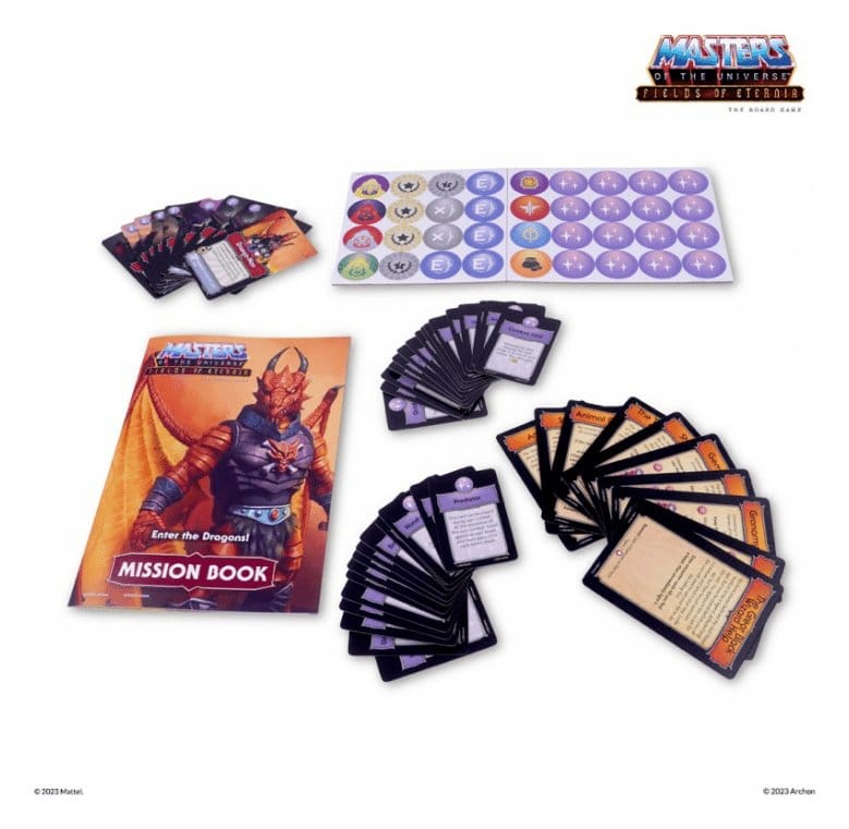 Masters of the Universe Brettspiel-Erweiterung Fields of Eternia - Enter the Dragons! *Englische Version*