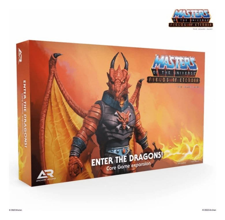 Masters of the Universe Brettspiel-Erweiterung Fields of Eternia - Enter the Dragons! *Italienische Version*