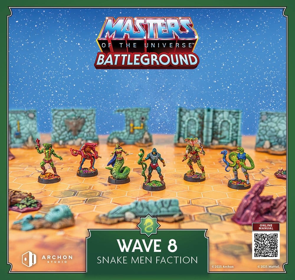 Masters of the Universe: Battleground Miniaturenspiel Wave 8: Snake Men Faction *Deutsche Version*