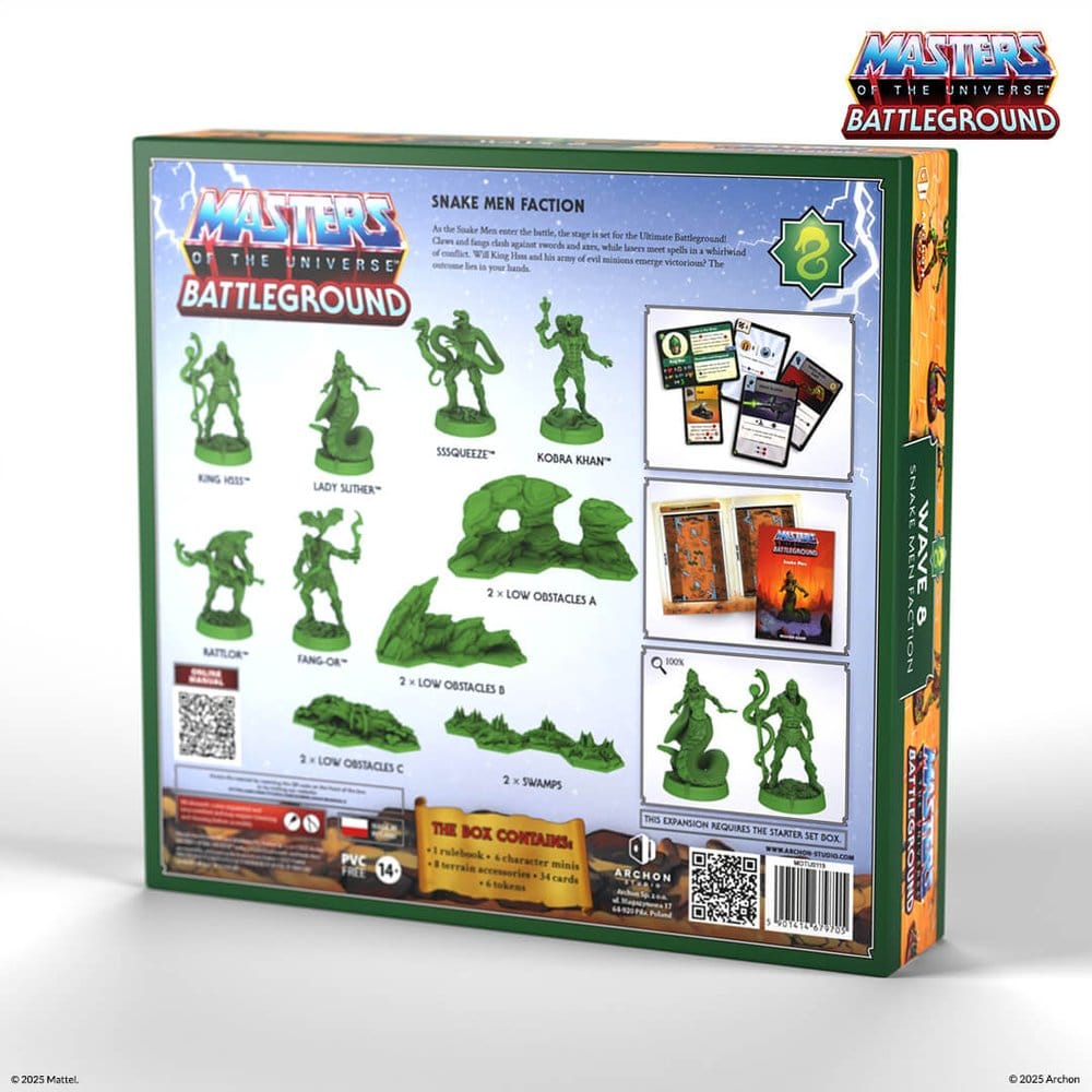 Masters of the Universe: Battleground Miniaturenspiel Wave 8: Snake Men Faction *Italienische Version*