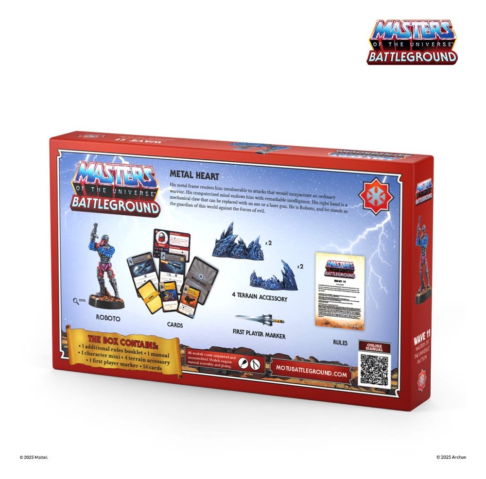 Masters of the Universe: Battleground Miniaturenspiel Wave 11: Masters of the Universe Faction (Roboto) *Englische Version*