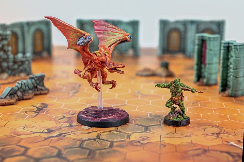 Masters of the Universe: Battleground Miniaturenspiel Wave 11: Preternian Heroes Moss Man / Turbodactyl *Französische Version*