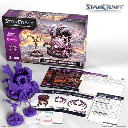 StarCraft TMG Helden Erweiterungs-Set Zerg: Kerrigan & Omega Worm