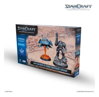 StarCraft TMG Helden Erweiterungs-Set Terran: Jim Raynor & Point Defense Drone