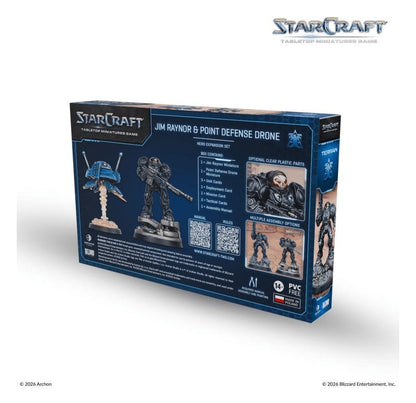StarCraft TMG Helden Erweiterungs-Set Terran: Jim Raynor & Point Defense Drone