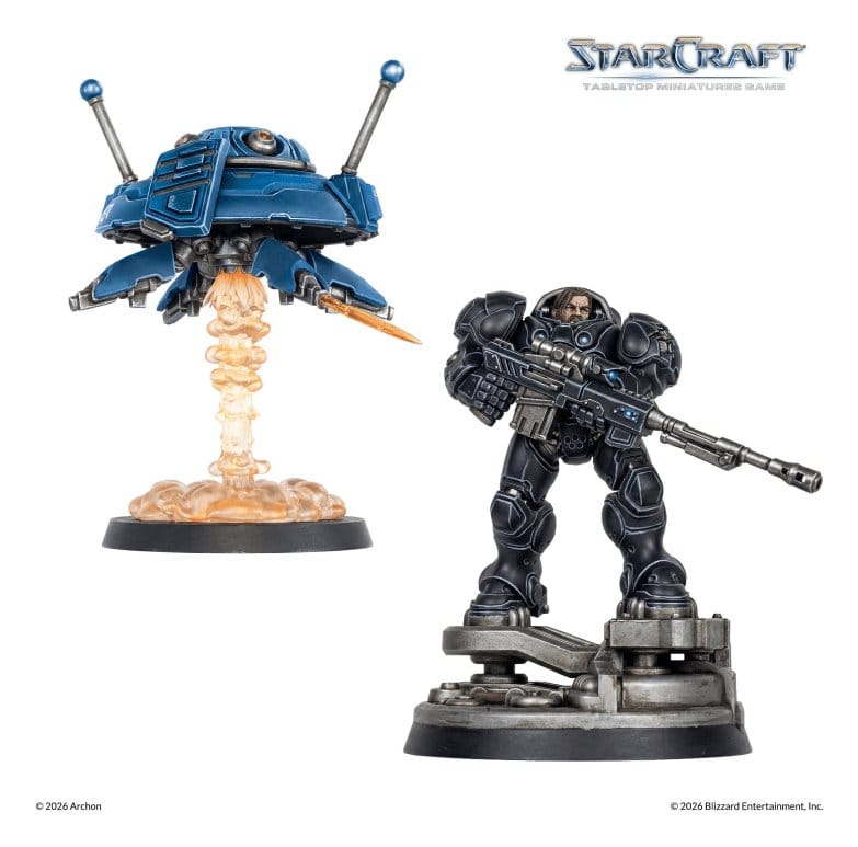 StarCraft TMG Helden Erweiterungs-Set Terran: Jim Raynor & Point Defense Drone