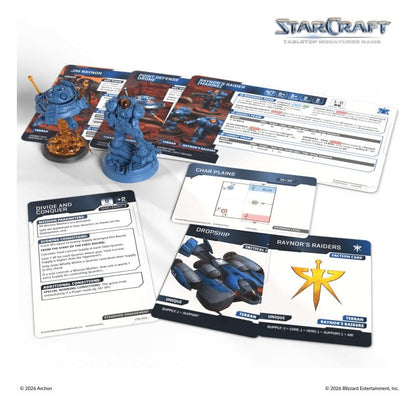 StarCraft TMG Helden Erweiterungs-Set Terran: Jim Raynor & Point Defense Drone