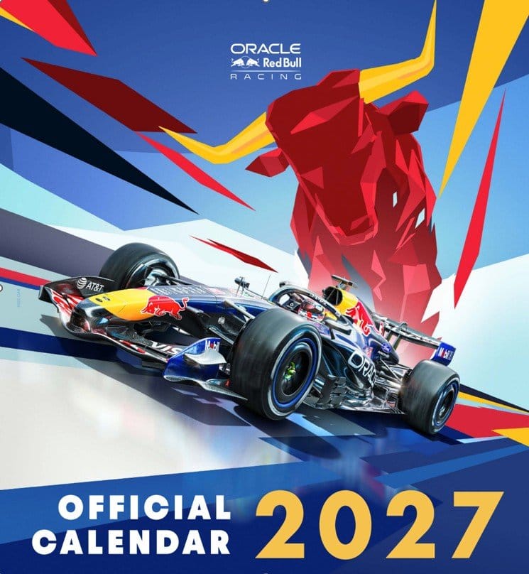 Oracle Red Bull Racing Offizieller Kalender 2027 30 x 30 cm