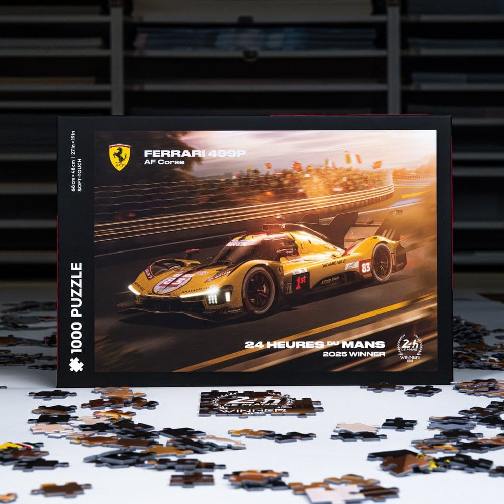 Ferrari AF Corse Puzzle 499P 24 Heures du Mans 2025 Winner (1000 Teile) 48 x 68 cm