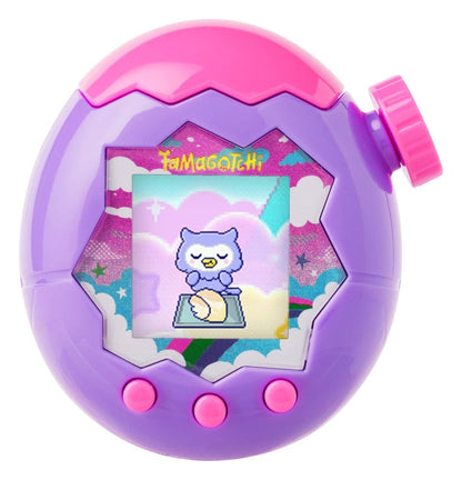 Tamagotchi Paradise Gadget Lila Himmel