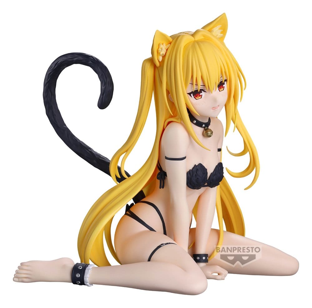 To Love Ru Darkness Nyarls Collection PVC-Figur Konjiki no Yami Sitting Version 13 cm