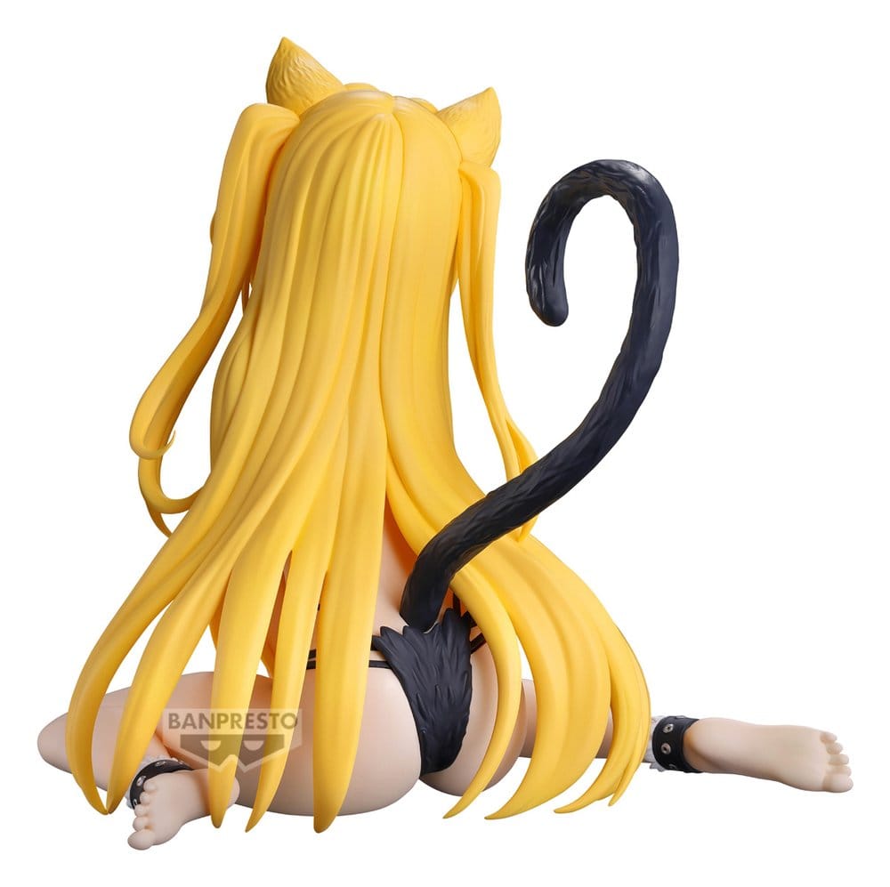 To Love Ru Darkness Nyarls Collection PVC-Figur Konjiki no Yami Sitting Version 13 cm