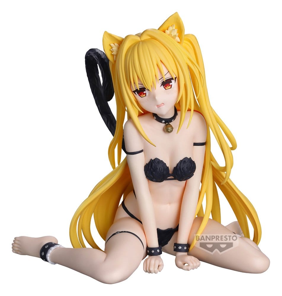 To Love Ru Darkness Nyarls Collection PVC-Figur Konjiki no Yami Sitting Version 13 cm