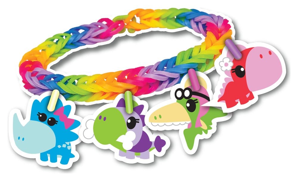 Rainbow Loom Schlüsselanhänger DIY Loomi-Pals Display (12)