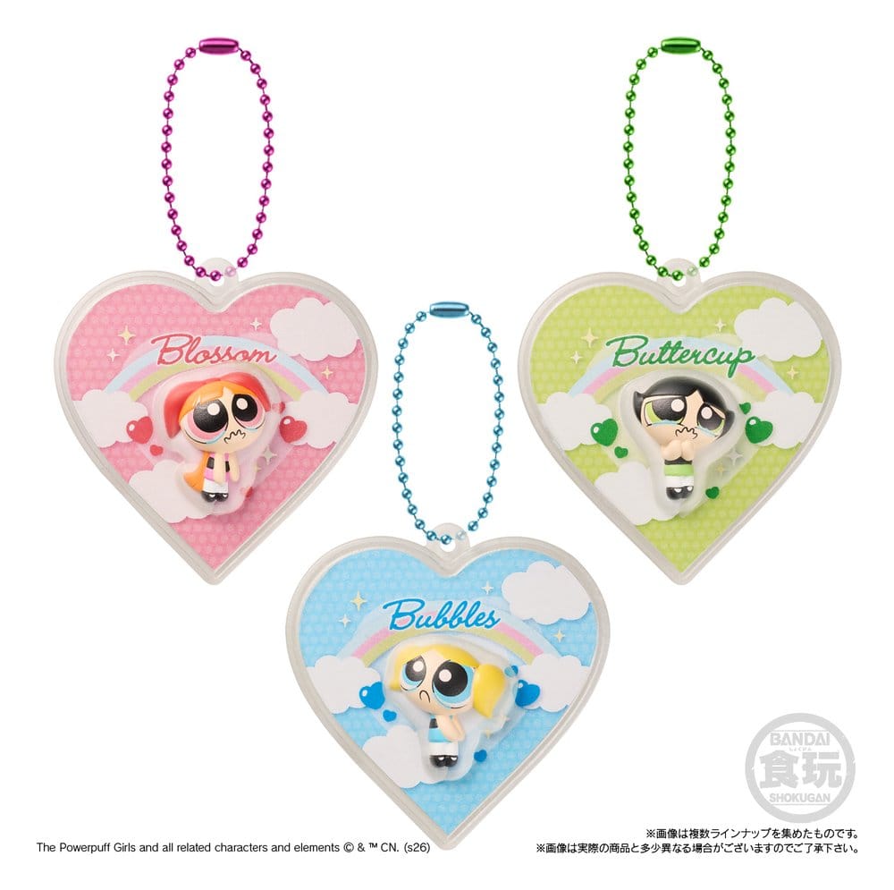 The Powerpuff Girls Shokugan Box Schlüsselanhänger Blind Box 5 cm Display (12)