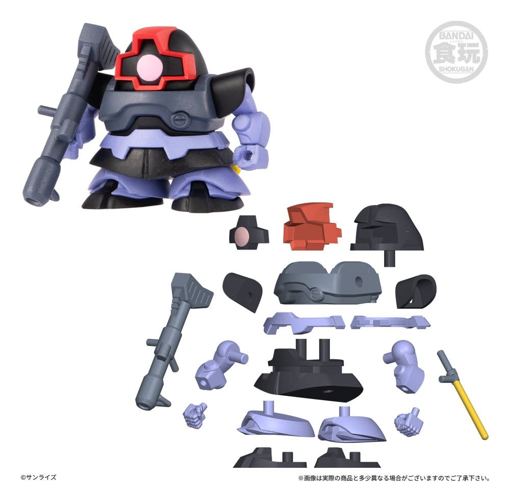 Gundam Shokugan Box Mini-Modellbausätze Wave 4 Blind Box Display (12)