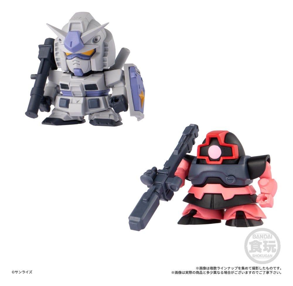 Gundam Shokugan Box Mini-Modellbausätze Wave 4 Blind Box Display (12)