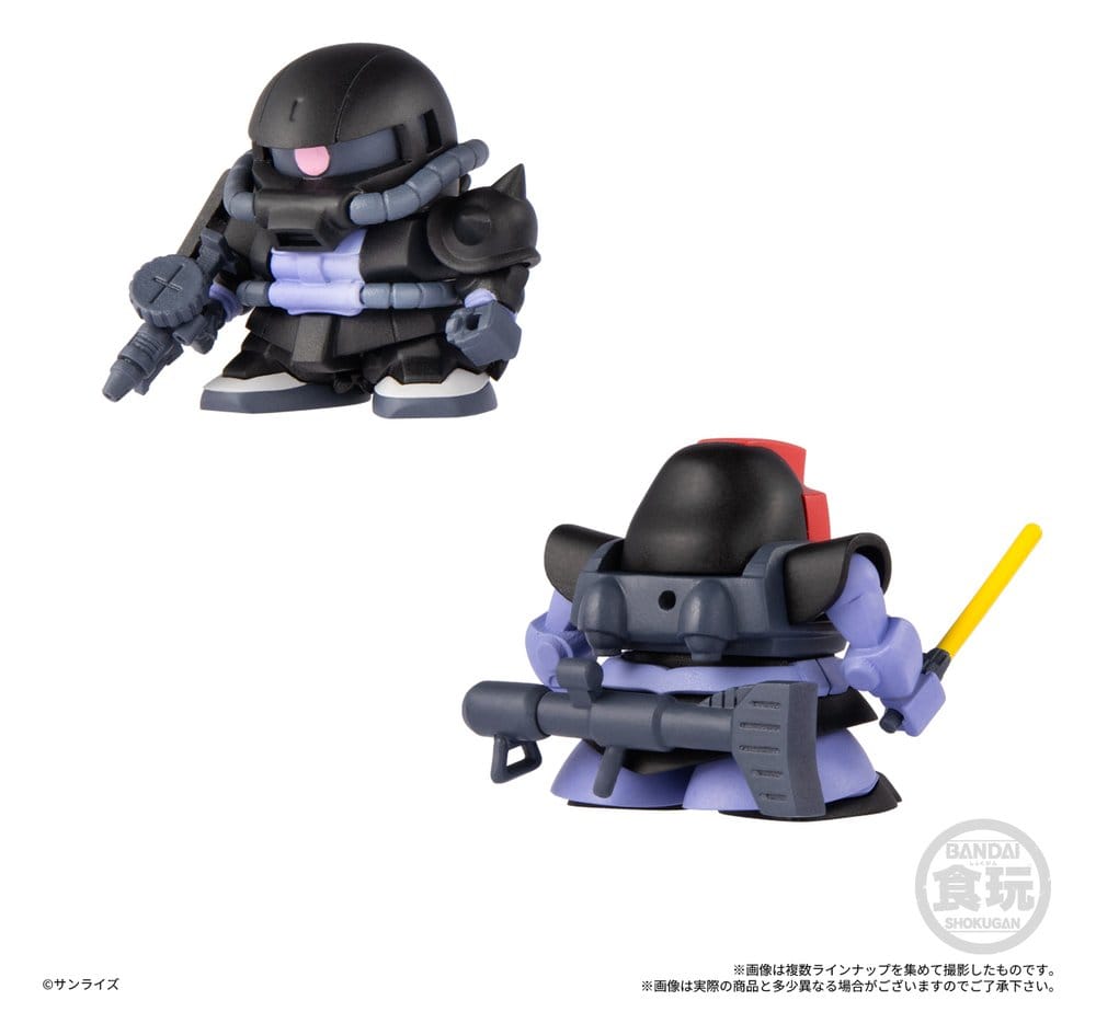 Gundam Shokugan Box Mini-Modellbausätze Wave 4 Blind Box Display (12)