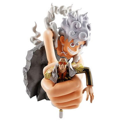 One Piece Burst of Energy Collection Ichibansho PVC Statue Monkey D Luffy Gear 5 vs Borsalino 20 cm