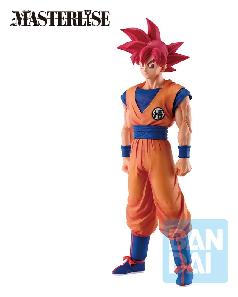 Dragon Ball Super Beerus Ichibansho Masterlise PVC-Figur Super Saiyan God Son Goku (Battle of Gods) 25 cm