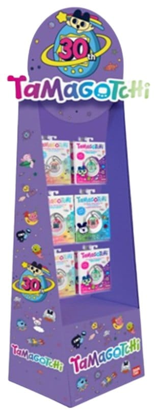Tamagotchi Verkaufsdisplay 30. Jubiläum