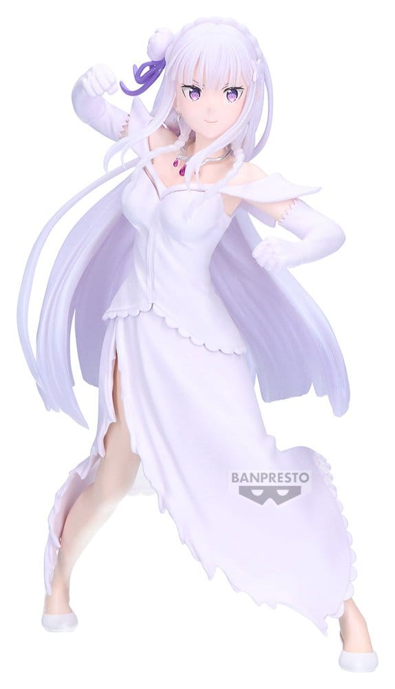 Re:ZERO -Starting Life in Another World- Espresto PVC-Figur Emilia (Excite Motions) 22 cm