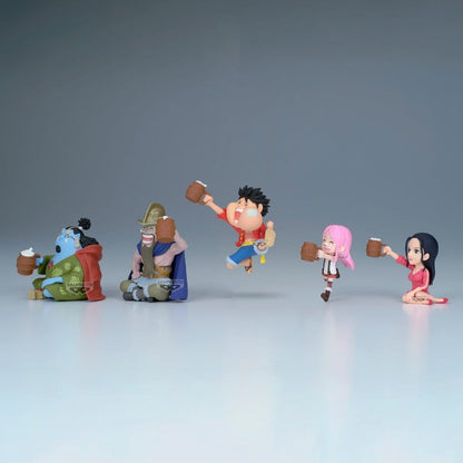One Piece World Collectable Figure Minifiguren 7 cm Banquet 1 Blind Box Display (12)