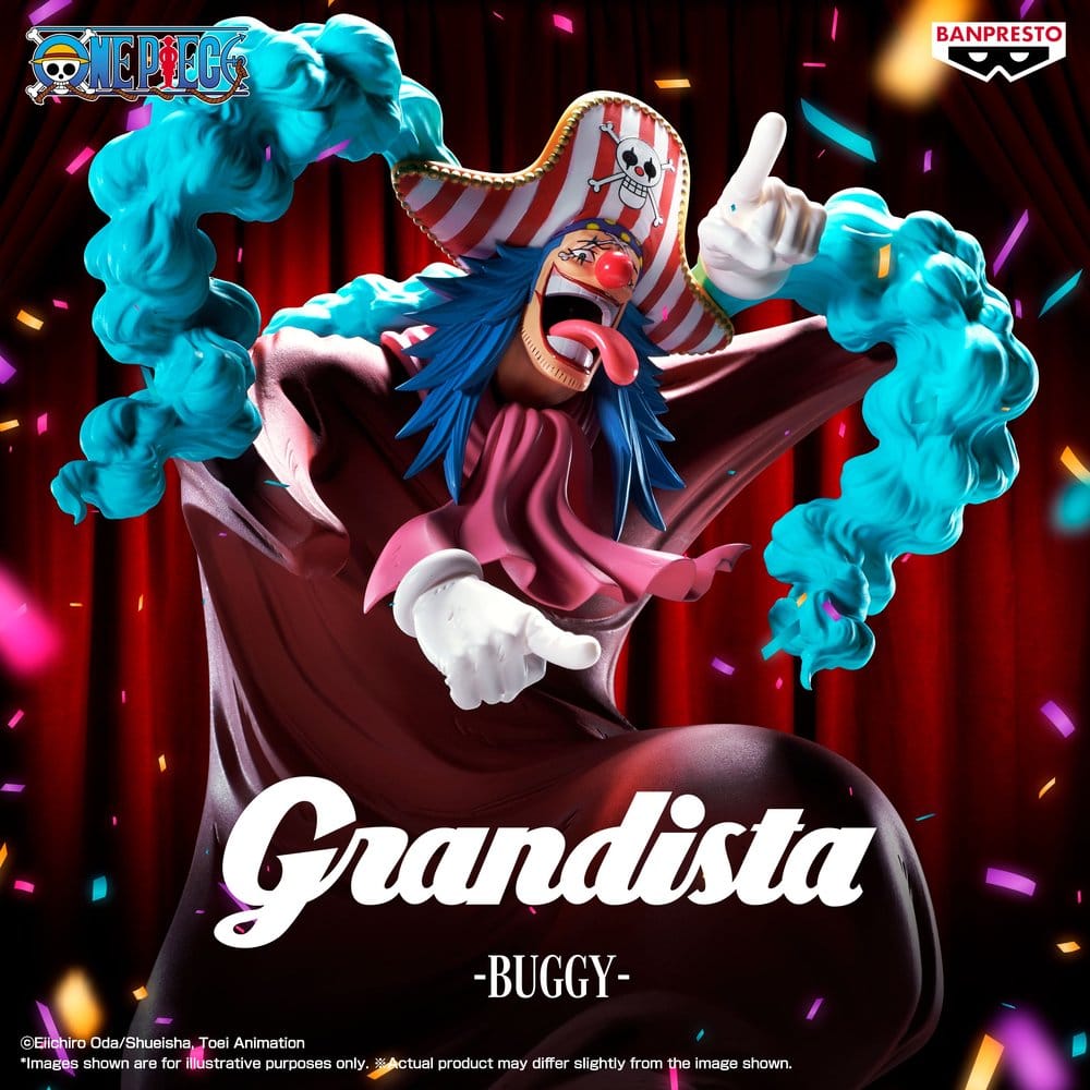One Piece Grandista PVC-Figur Buggy 25 cm