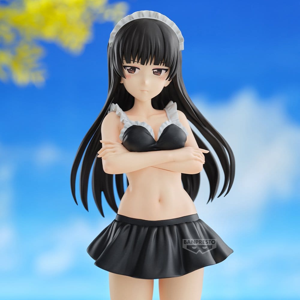 Girls und Panzer das Finale Eternal Romance PVC-Figur Shiho Nishizumi Maid Swimsuit Ver. 28 cm