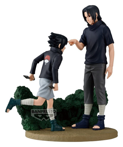 Naruto Shippuden Memorable Saga PVC-Figur Sasuke Uchiha & Itachi Uchiha 14 cm