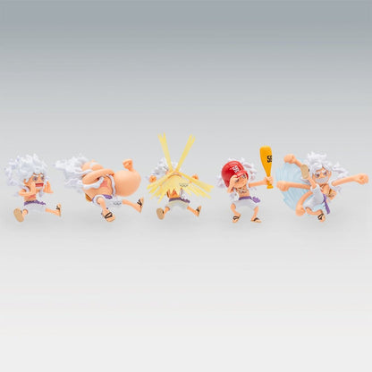 One Piece World Collectable Figure Minifiguren Monkey D. Ruffy Gear 5 Special 2 Sortiment (12)