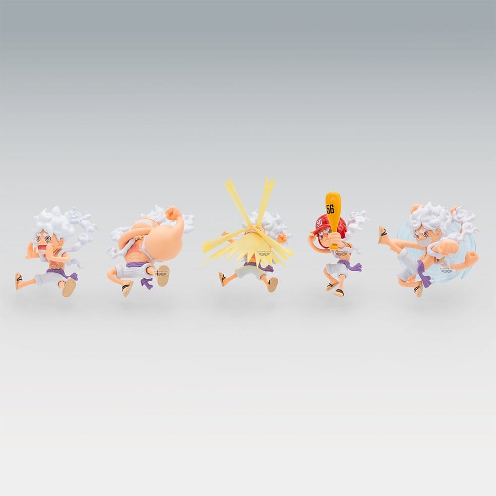 One Piece World Collectable Figure Minifiguren Monkey D. Ruffy Gear 5 Special 2 Sortiment (12)