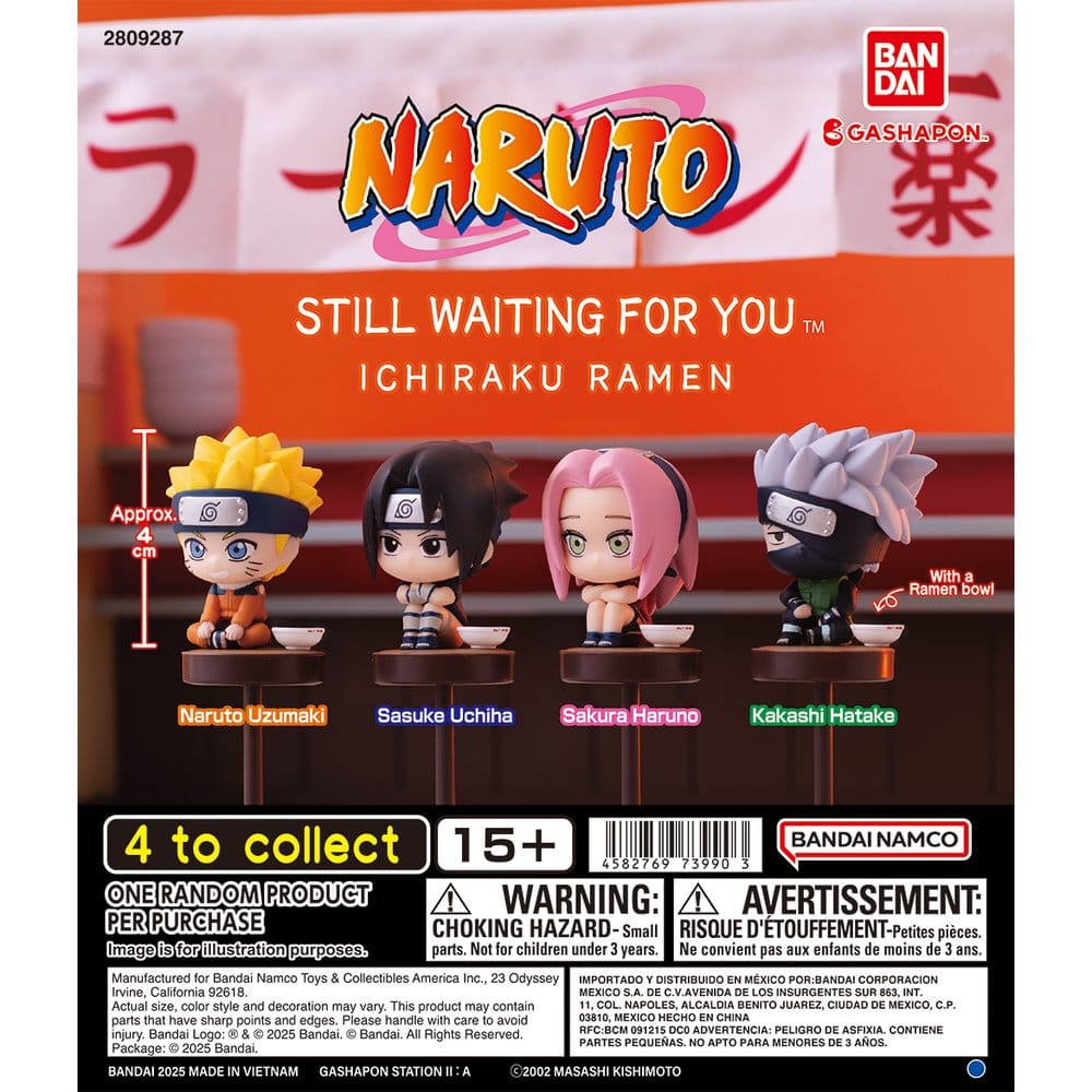 Naruto Still Waiting For You Gashapon Minifiguren Blind Box Display (24)