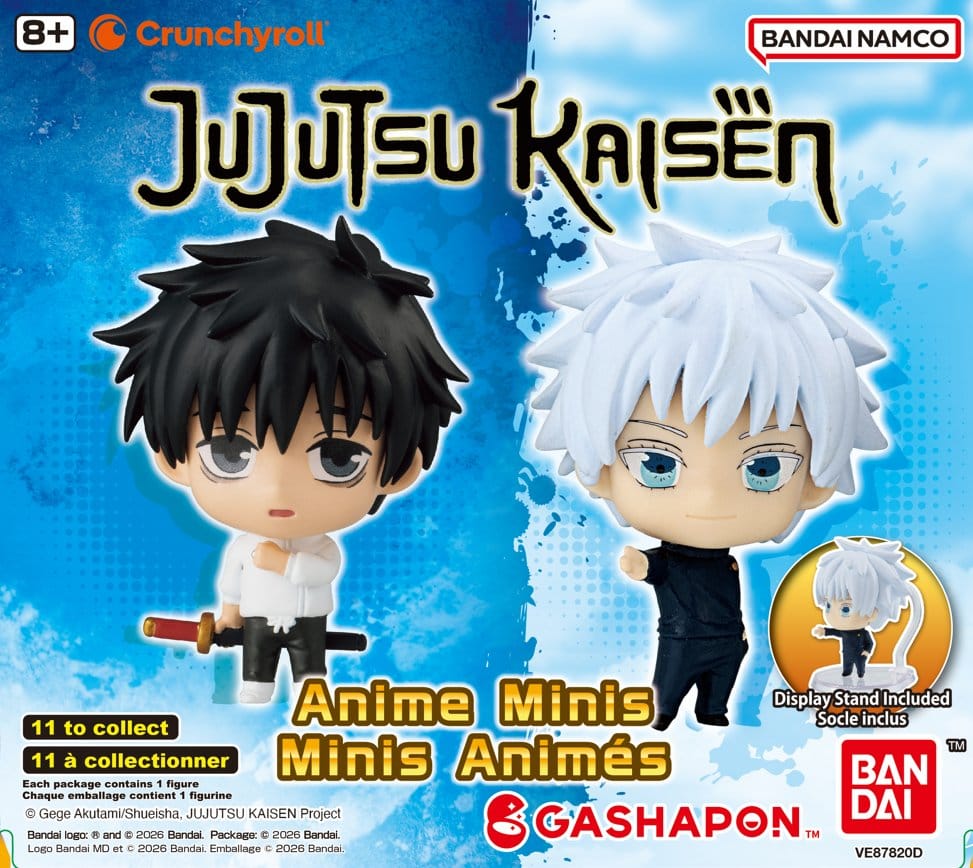 Jujutsu Kaisen Animes Gashapon Minifiguren Blind Box Display (24)