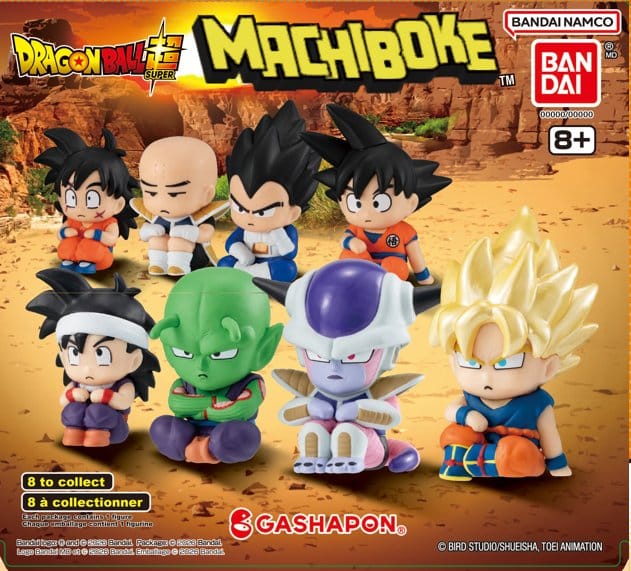 Dragon Ball Machiboke Gashapon Minifiguren Blind Box Wave 1 Display (24)