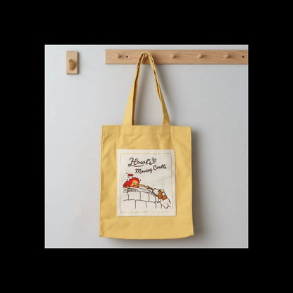 Das wandelnde Schloss Tragetasche Calcifer & Heen